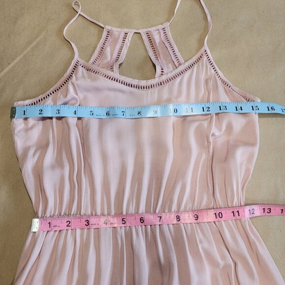 Olive + Oak Size XS Midi Meadow Dress Dusty Rose Color, Excellent Used Condition - Picture 7 of 13